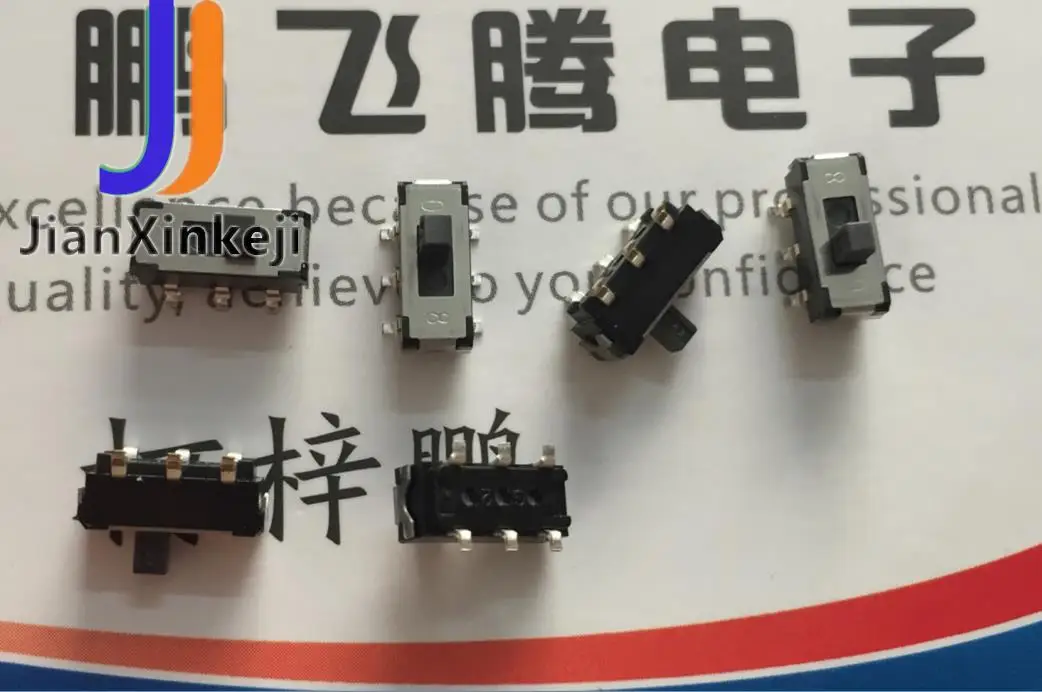 11Pcs Original New   Ssss213202 Toggle Switch 6-Foot 2-Speed Patch Slide Switch Vertical Dvd