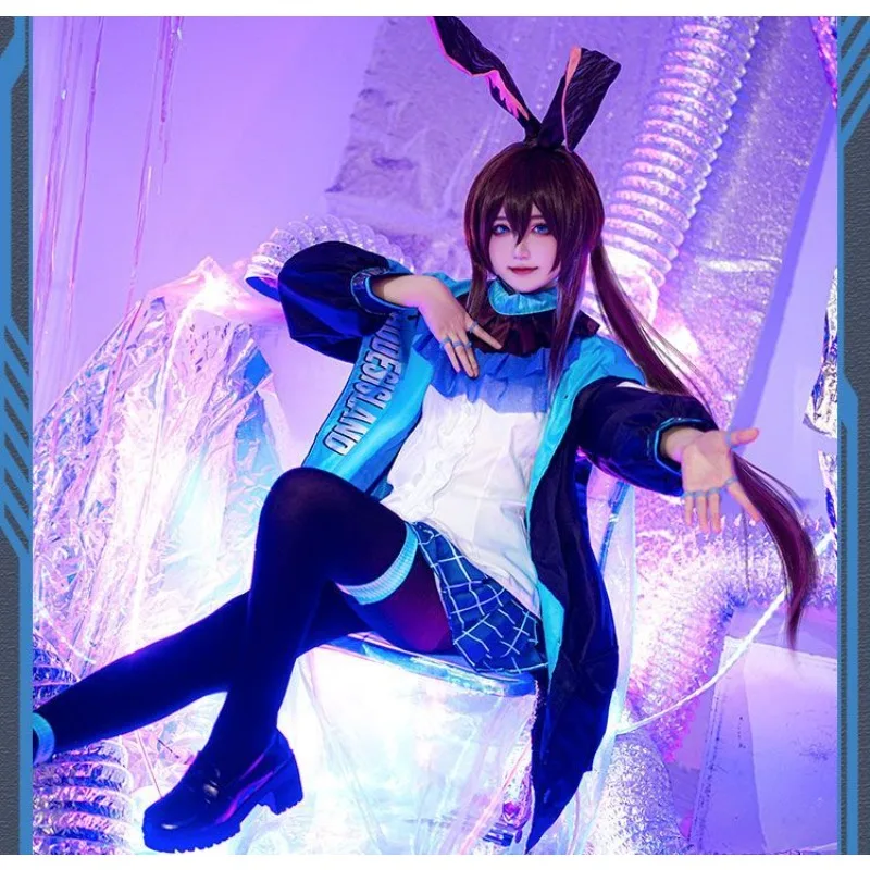 Game Arknights Amiya Cosplay Costume Jacket Amiya Cosplay Full Set