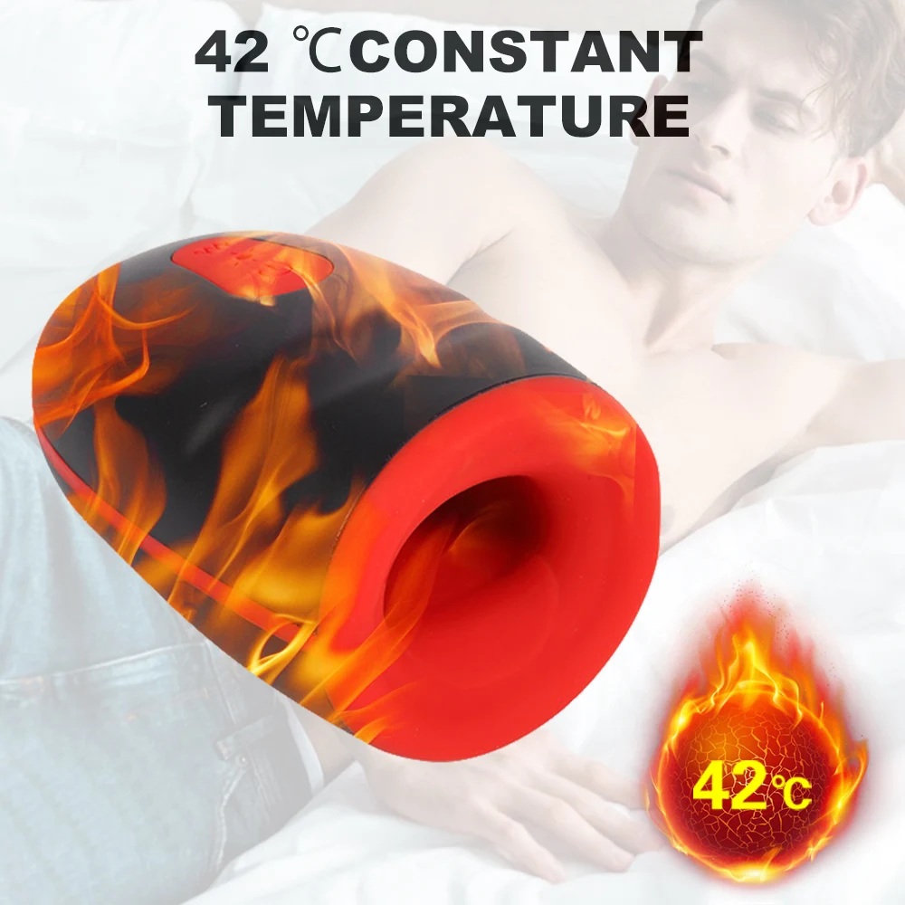 Masturbator Cup For Men Oral Glans Massage And Delay Trainer_voghion.com