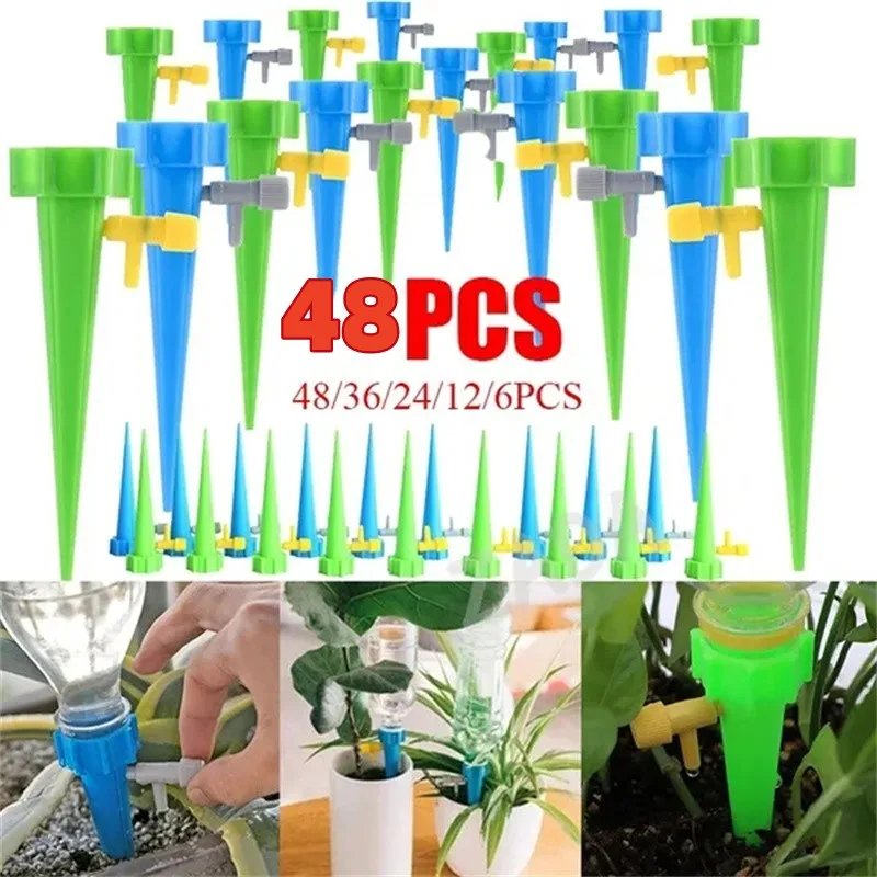 

Self Watering Kits Waterers Drip Irrigation Indoor Plant Watering Device Gardening Flowers and Plants Automatic Waterer Gadgets
