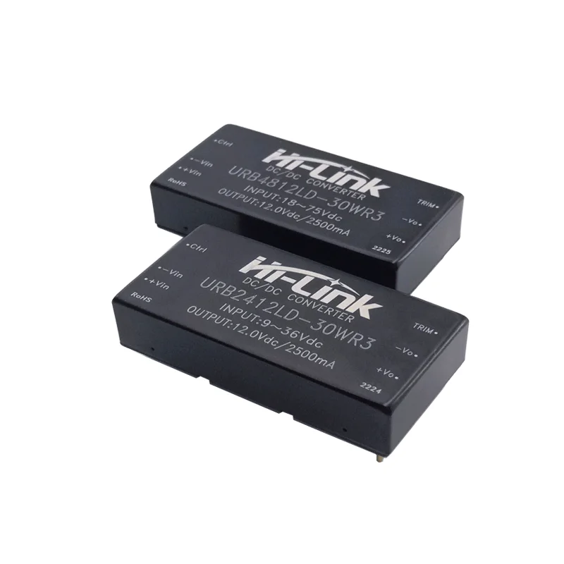 HiLink URB2415LD-30WR3 URB2405LD-30WR3 URB2424LD-30WR URB2412LD DCDC 30W Converter 24V to 3V 5V 12V 15V 24V Power Supply Module