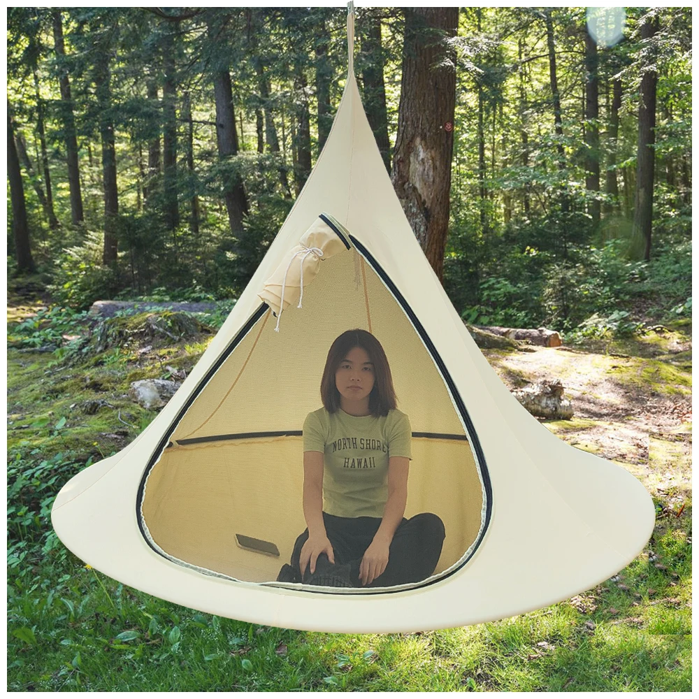 Camping Teepee For Kids Adults Silkworn Cocoon Hanging