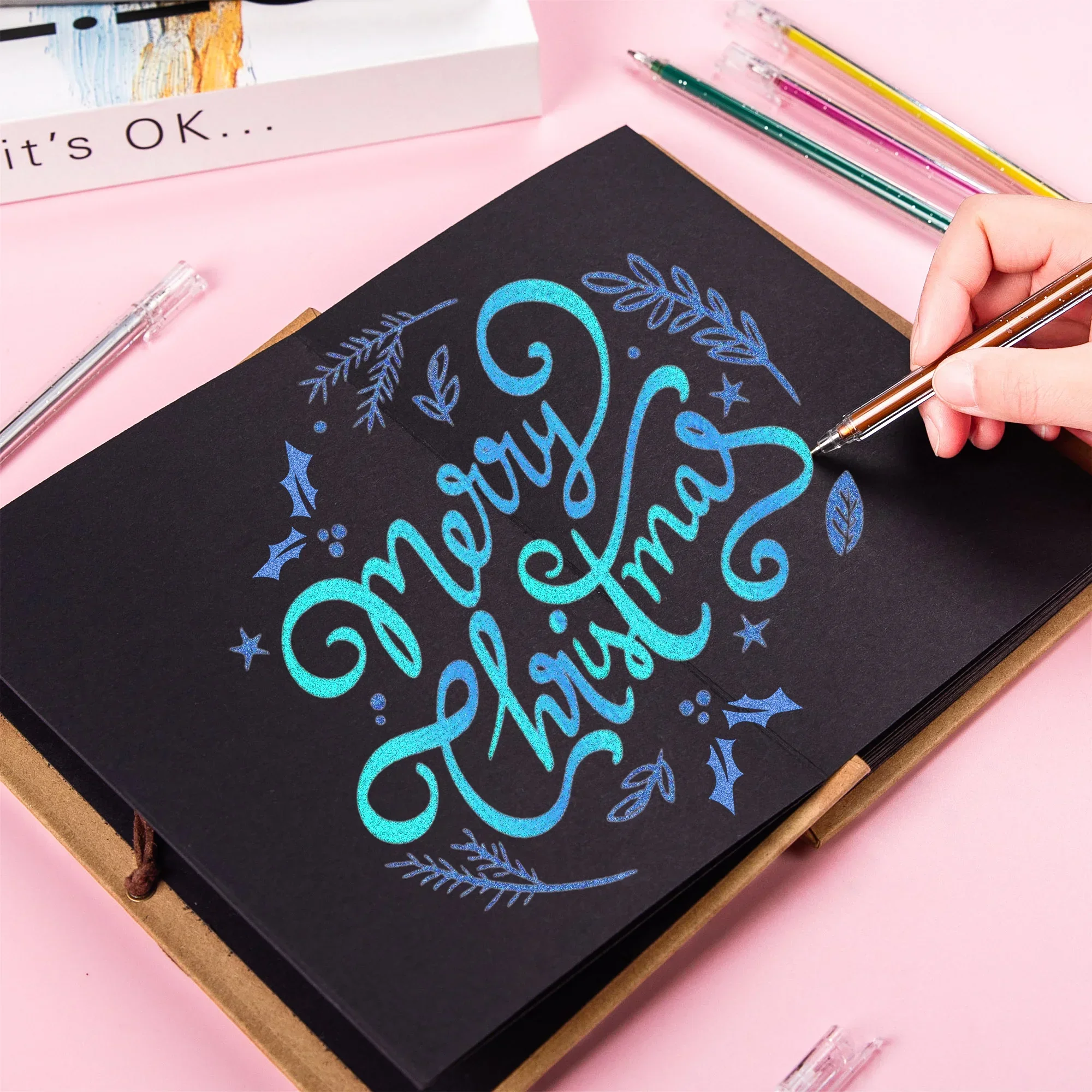 PATIKIL Ricariche Penna Gel Neon Viola 0.8mm - Confezione Da 12 - Ricariche A Scatto Per Scrittura Fluida E Disegno Glitter, Asciugatura Rapida, Ideali Per Ufficio E Studio