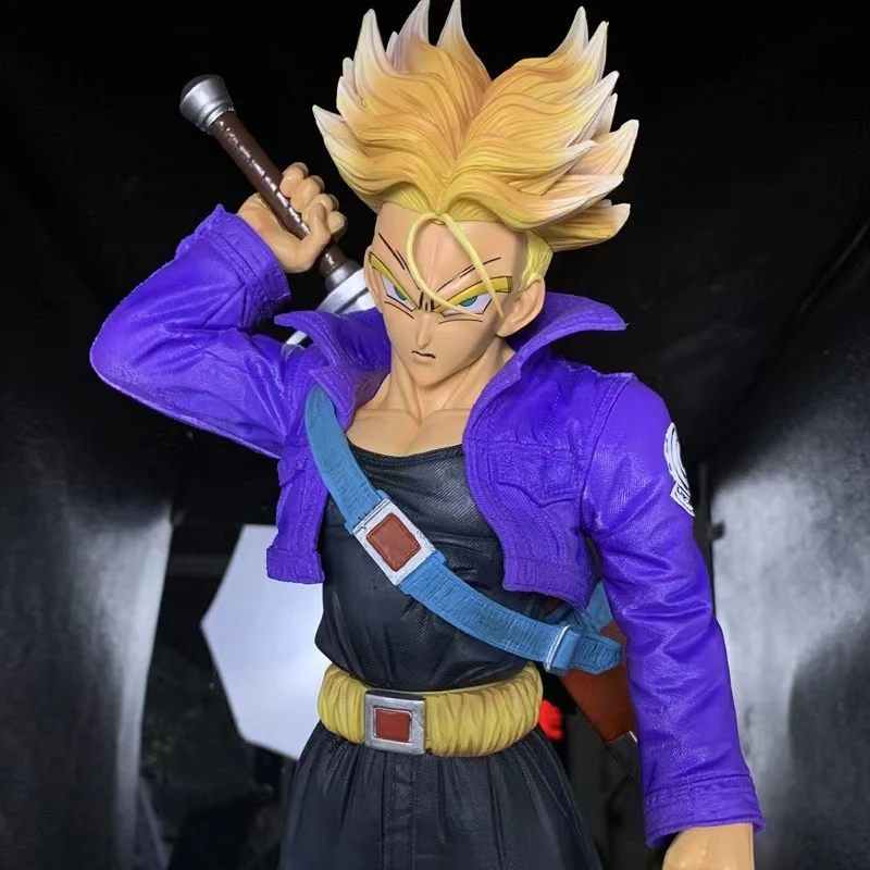 Figura Action Dragon Ball Z com Cabeça Substituição, Trunks do Futuro  Guerreiro, Brinquedos Estátua de Mesa