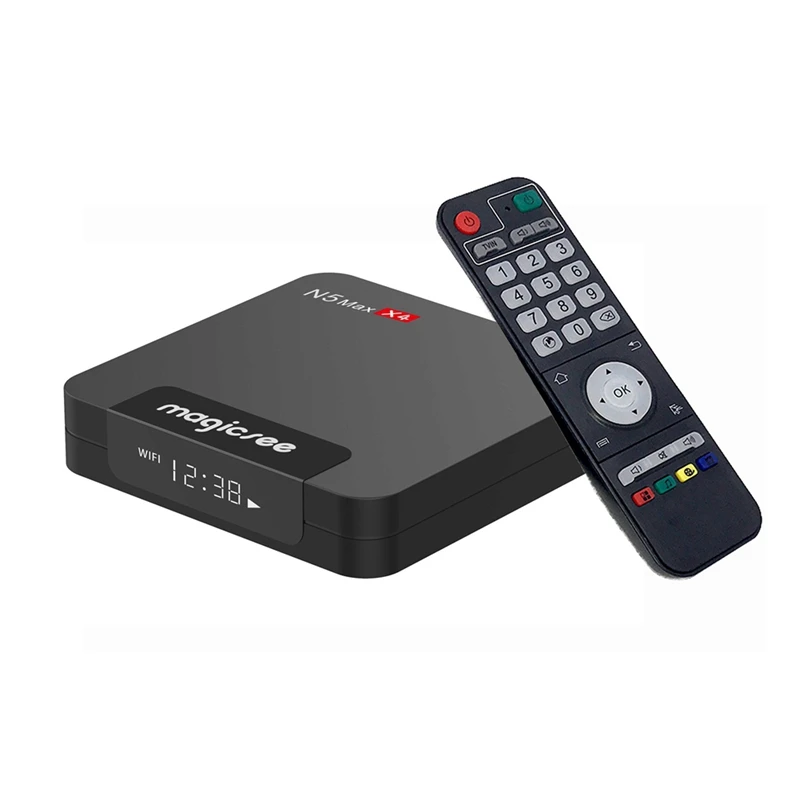 

ТВ-приставка N5 Max с Wi-Fi 11 S905x4, умная сетевая телеприставка, карта 1Xtf + 2 порта USB, 4 Гб + 64 ГБ, BT 4,2, HD-плеер, вилка стандарта США, простая установка