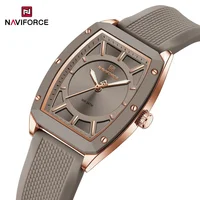 NAVIFORCE NF5049 Women Quartz Watches Silicone Strap Student Sports Watch Big Dial Simple Tonneau Waterproof Wristwatches 1