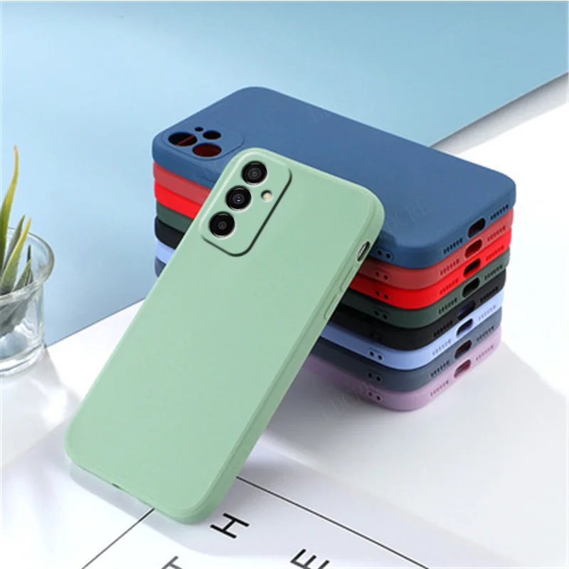 

For Samsung Galaxy M13 Case Cover Samsung M13 Capa Shockproof Bumper Liquid Silicone Colour Back Soft TPU Funda Samsung M13 M 13