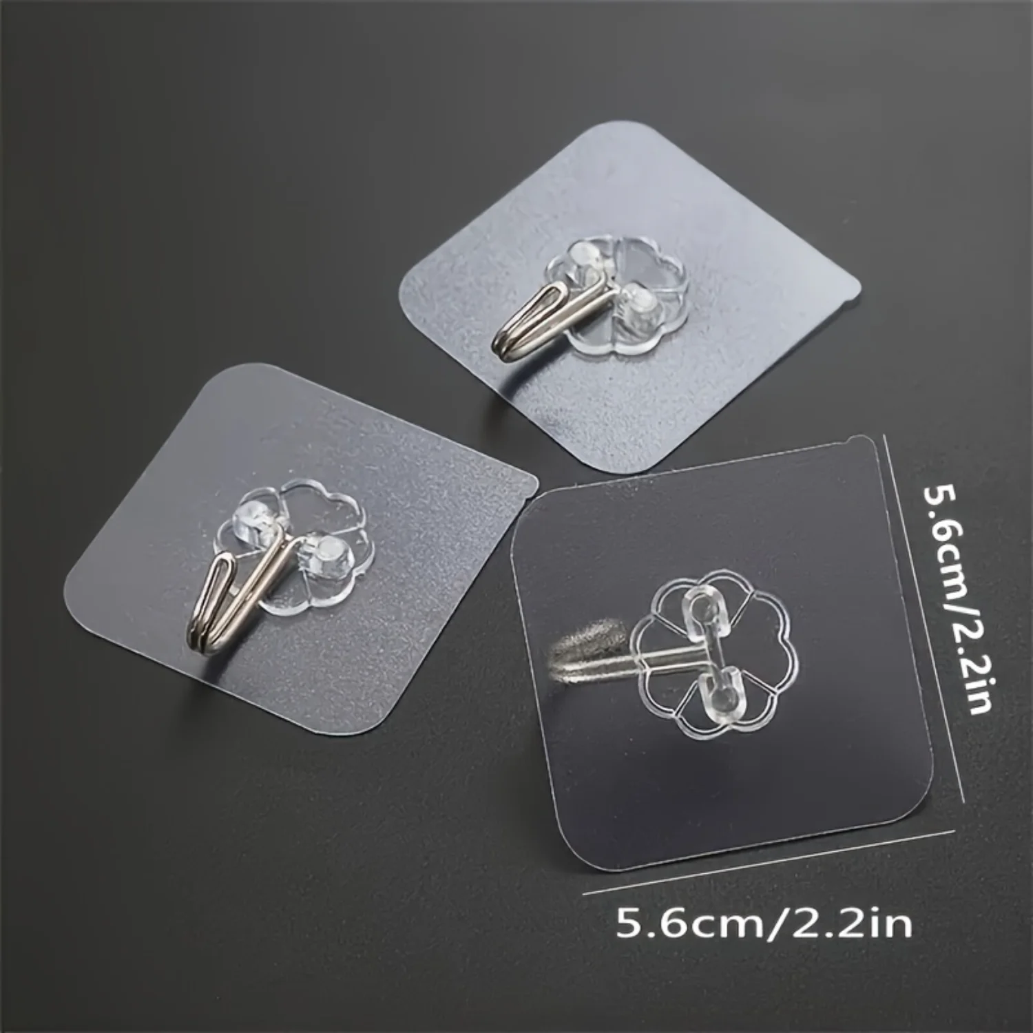 10pcs Strong Sticky Self Adhesive Waterproof Hanging Bathroom Toilet Multifunctional Wall Hook