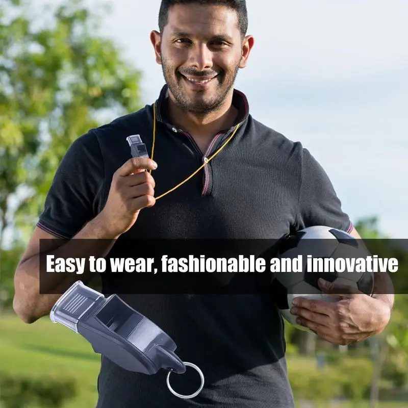 Referee Whistle High Decibel Sports Referee Classic Whistle Sports Whistles with Lanyard Loud Crisp Sound Dolphin