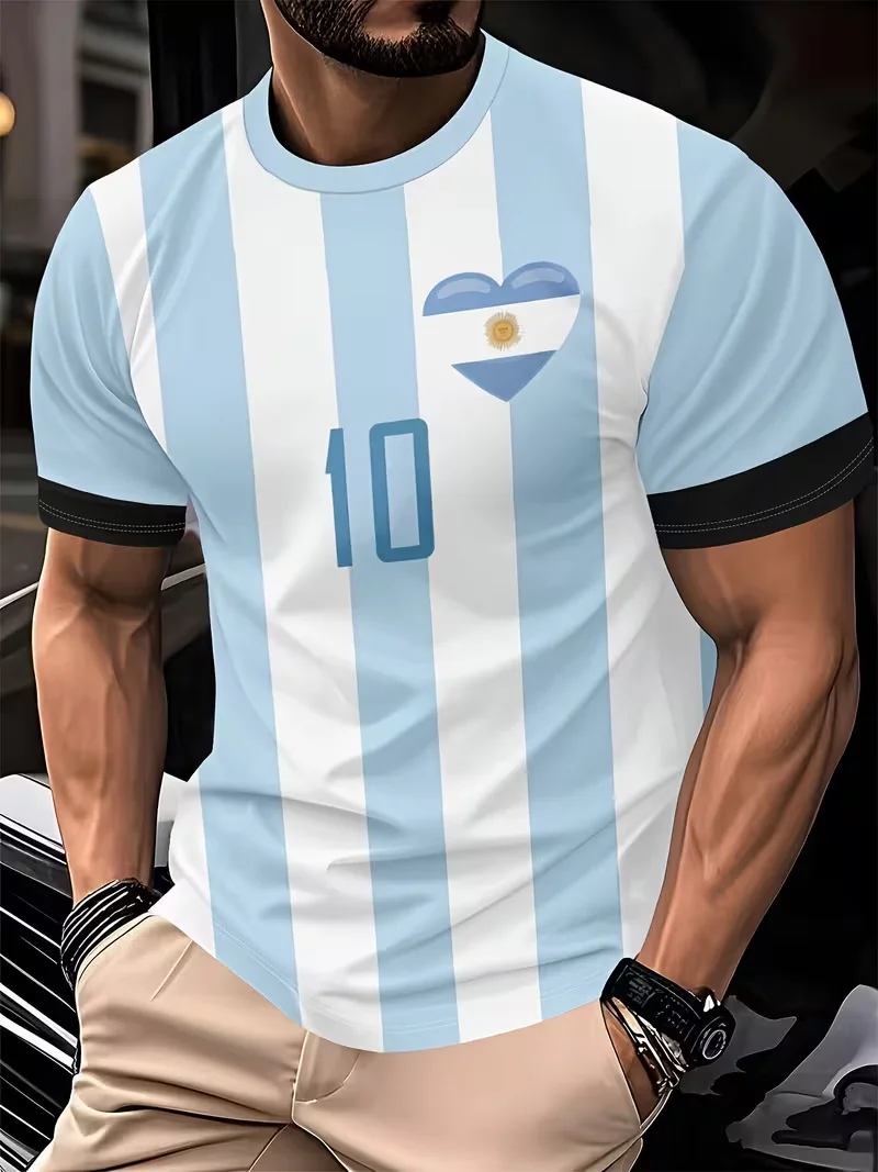 Magliette da Uomo 2026 con Grafica Calcistica, T-Shirt Casual per Tifosi, Abbigliamento Sportivo alla Moda, Maglia del Brasile - Image 6