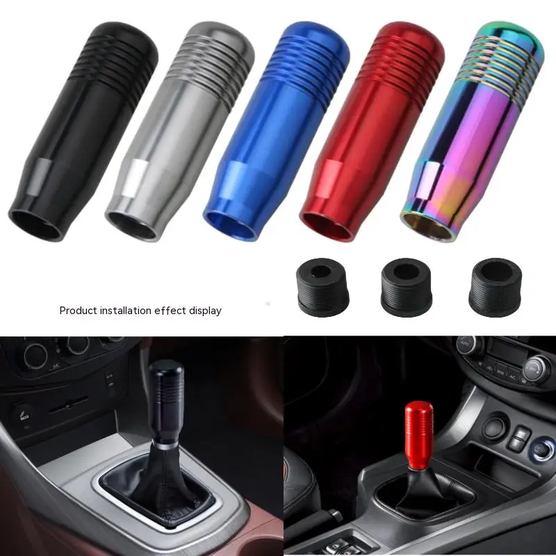 

8.5cm RAVERACING Gear Shift Knob Stick Manual Transmission Universal Car Aluminum Extended Mugen Gear Shifter Gear Head Knob