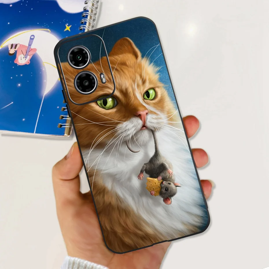 Cute Love Pattern Soft Silicone Phone Case - Stylish & Durable Back Cover