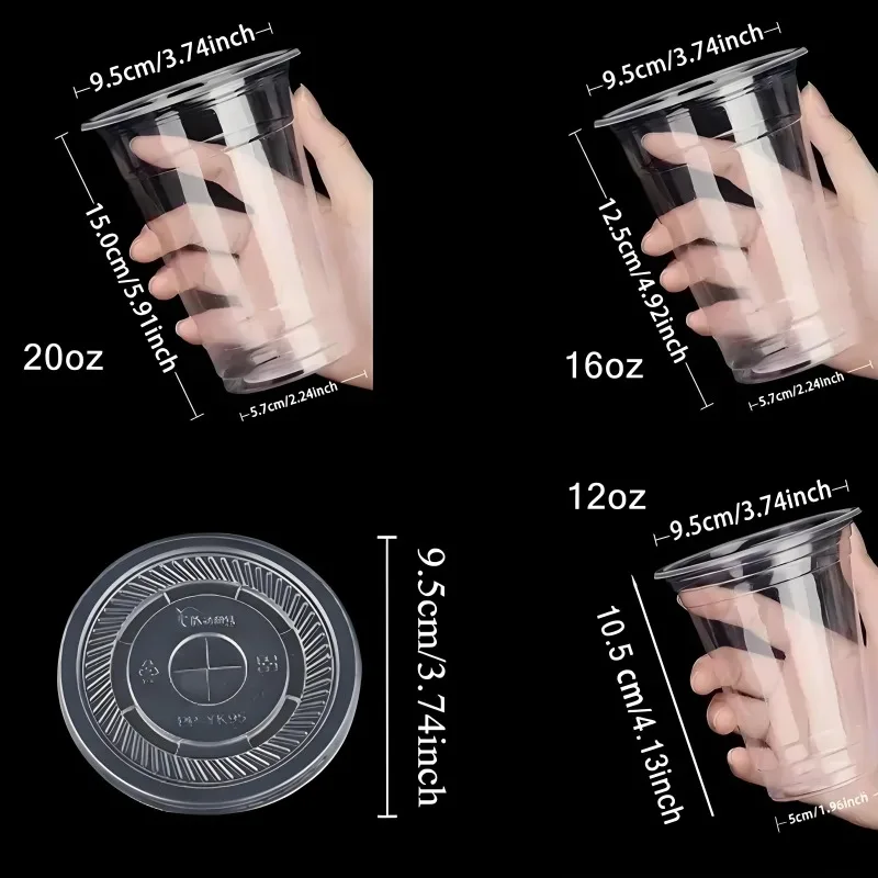 Clear Disposable Plastic Cup with Lid Perfect for Weddings Birthdays Parties Camping Smoothies Milkshakes Coffee Cold Drinks BEST SELLERS Clear Disposable Plastic Cup with Lid Perfect for Weddings Birthdays Parties Camping Smoothies Milkshakes Coffee Cold Drinks BEST SELLERS