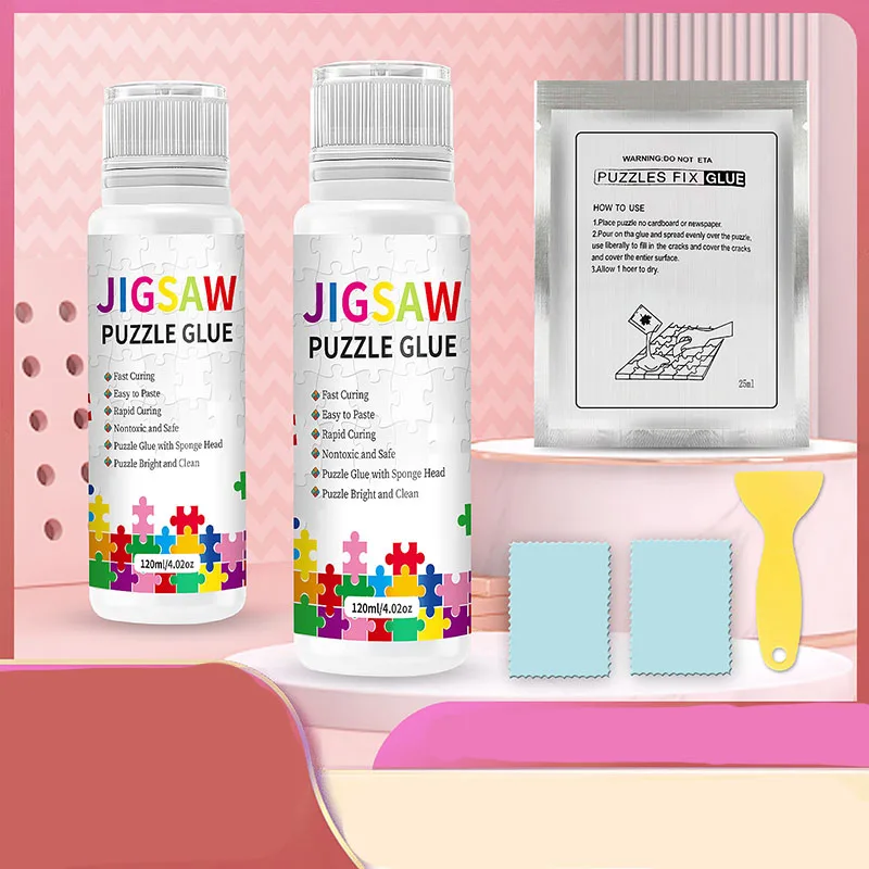 25ML or 60ML Puzzle Glue With Scraper 2