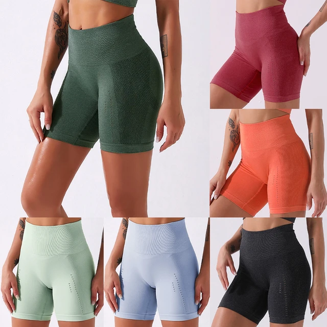 Sexy Booty Push Up Sport Yoga Shorts Women Seamless Spandex Running Cycling  Short Fitness Leggings High Waist Female Gym Shorts - AliExpress