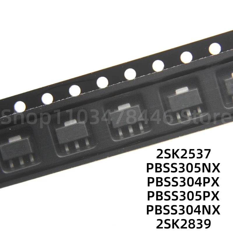 

100 шт. 2SK2537 PBSS305NX PBSS304PX PBSS305PX PBSS304NX 2SK2839 SOT-89