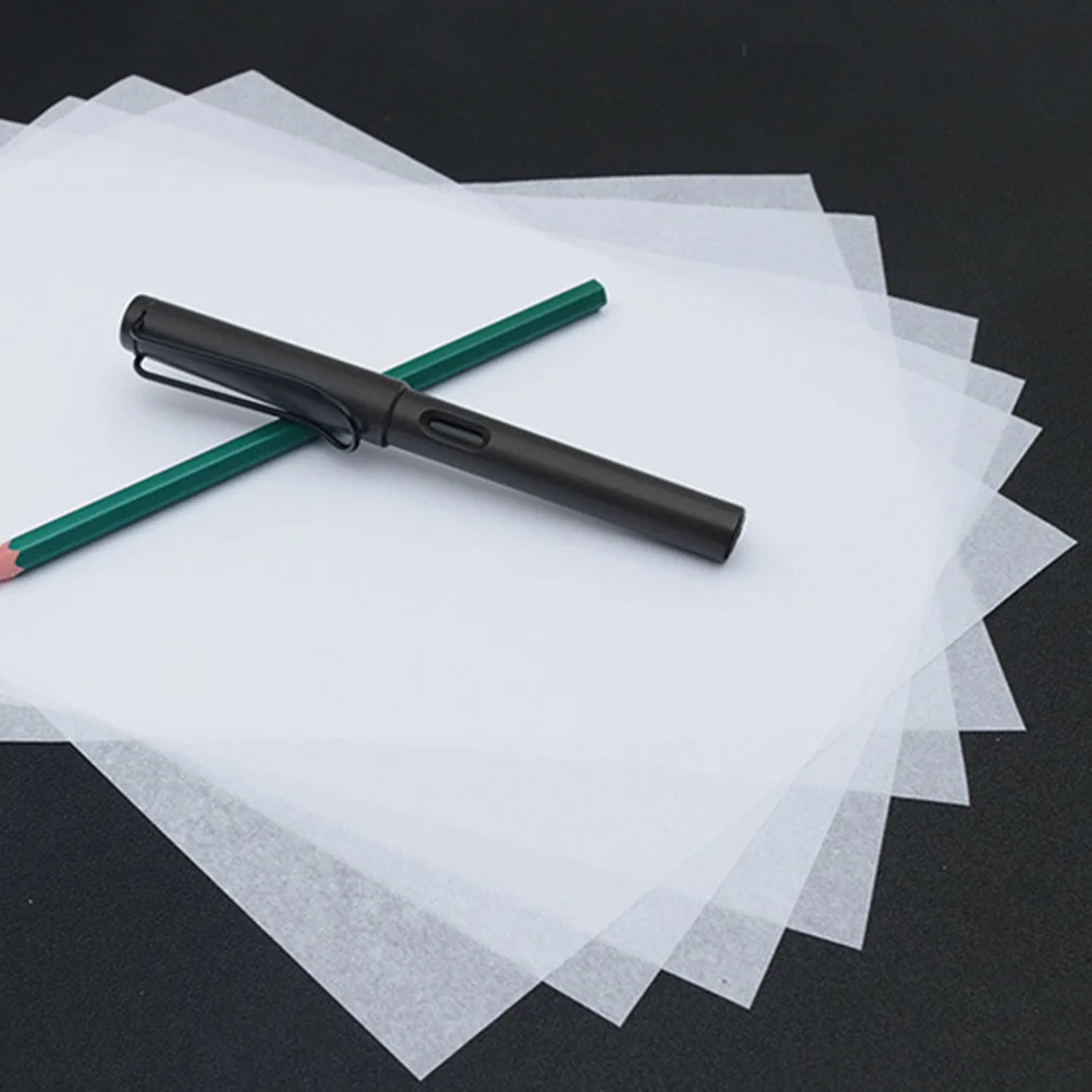 

16K Translucent Tracing Paper Copying Calligraphy Writing Pencils