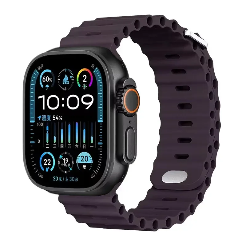 Ocean Soft Silicone Strap - Comfortable Watch Band in Multiple Sizes