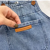 Salopette pour enfants, pantalons d'automne pour garçons et filles, nouvelle collection printemps et automne 2024 5