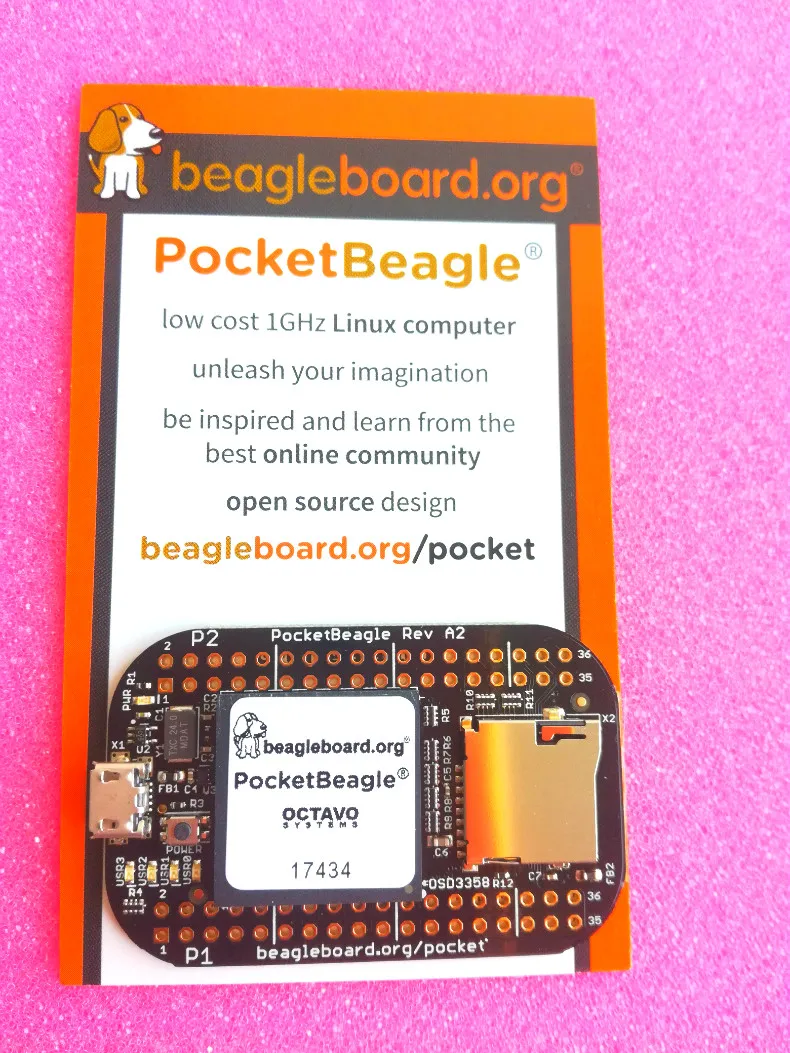 

PocketBeagle-SC-569 BeagleBoard Pocket Beagle,OSD3358 SoC AM3358