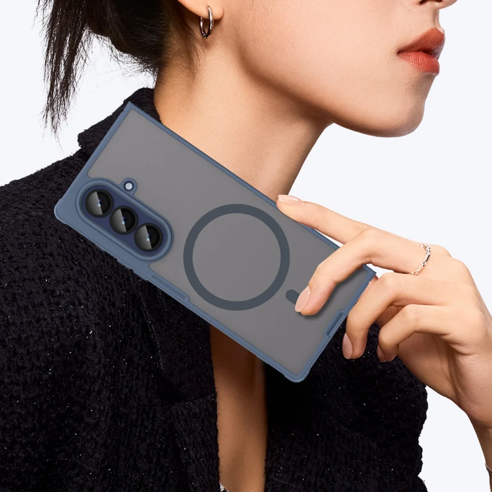 Luxury Matte Hard Case with Magnetic Wireless Charging - Shockproof Ultra Slim Cover