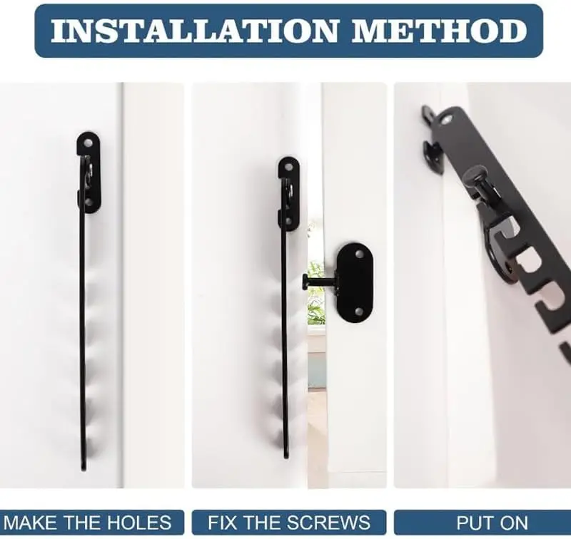 Description Picture 4 of itemWindow Locks Child Safety Window Support Hook Latches Adjustable Limiter Latch Security Bars Flat Cats Child Door Stay Open