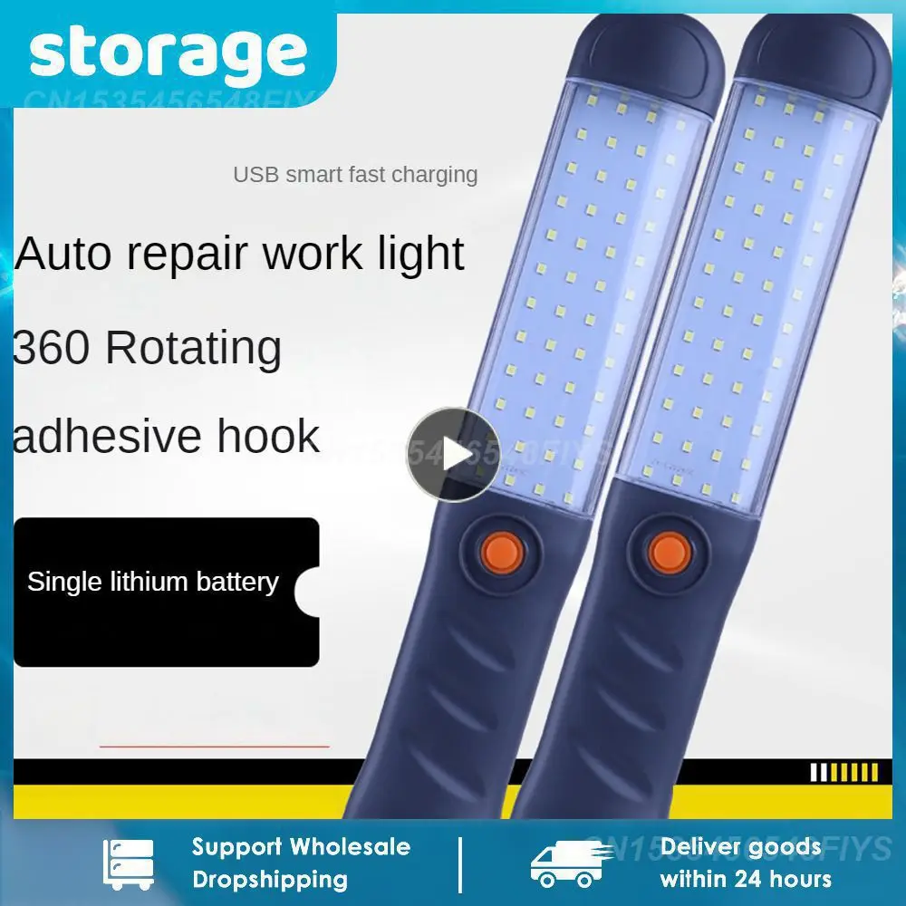 

Фонарики, перезаряжаемые, рабочая лампа с магнитной основой и подвесным крючком, 3 режима, прожектор для ремонта автомобиля, гриля, наружного использования