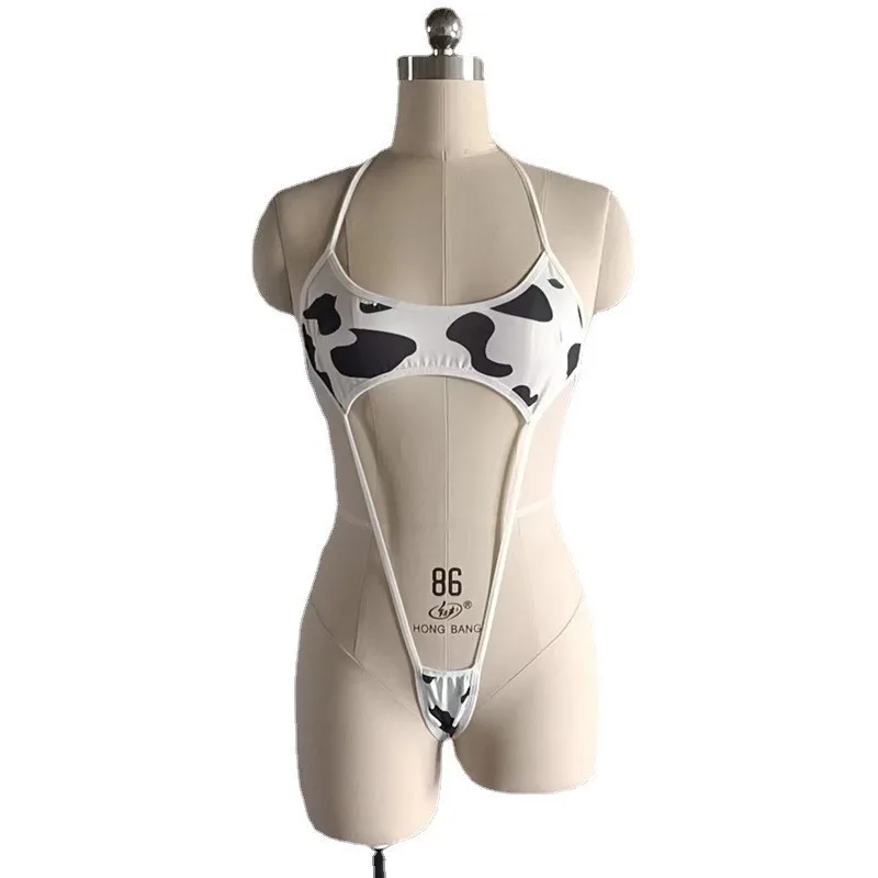 Sex Costume Woman Anime Cute Polka Dot Little Cow Swimsuit Split Bikini Uniform Temptation Lingeries Sets Sexy Cosplay Babydoll women lingerie women lingerie set women cosplay costume
