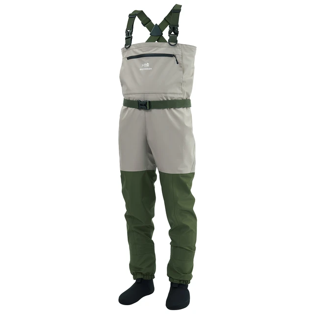 Immerse Men Fly Fishing Waders Breathable Stocking Foot Waterproof  Lightweight Chest Wader Dark Bottle Green - Fishing Pants - AliExpress