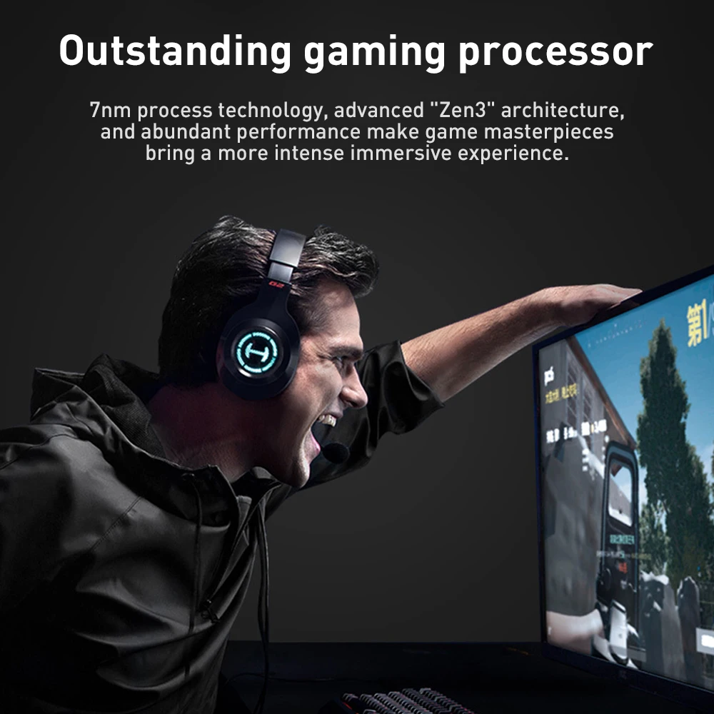AMD R5 5600X Ryzen 5 5600X 3.7 GHz 6-Core 12-Thread CPU 7NM 65W L3 = 32M without fan Game Cache cpu processor