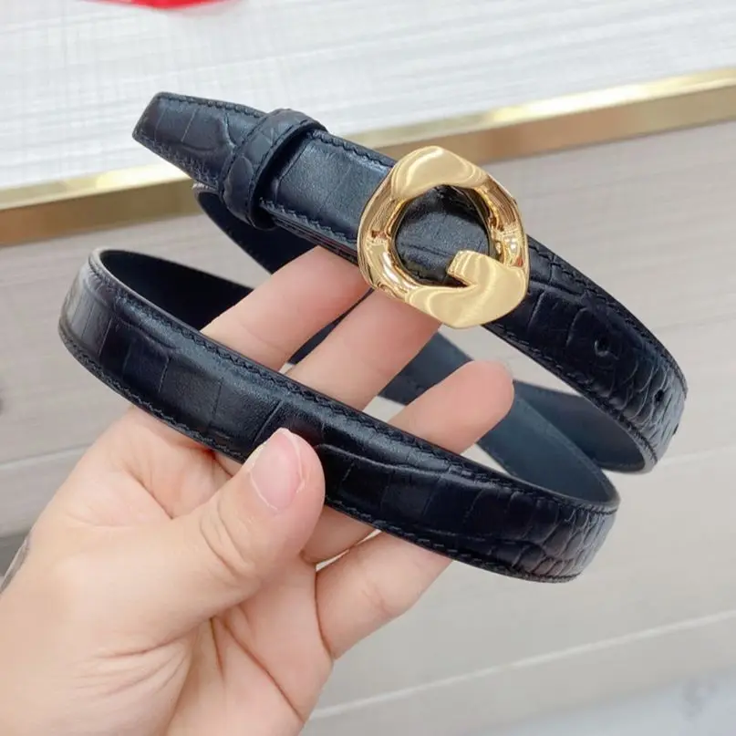 

Новинка 2022, 2,0 см, двусторонний ремень из чистой меди с крокодиловым узором, Необычные пуговицы, индивидуальный кожаный ремень