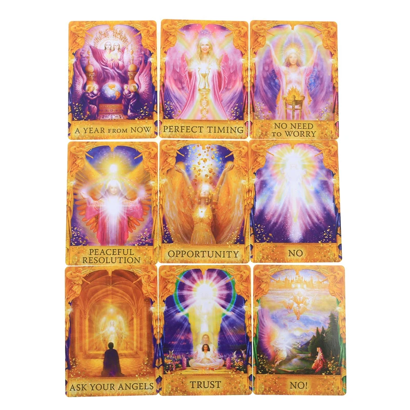 Angel Answers Oracle Cards Leisure Party Table Game High Quality Fortune-telling Work Life Prophecy Tarot Deck Adult Board Games