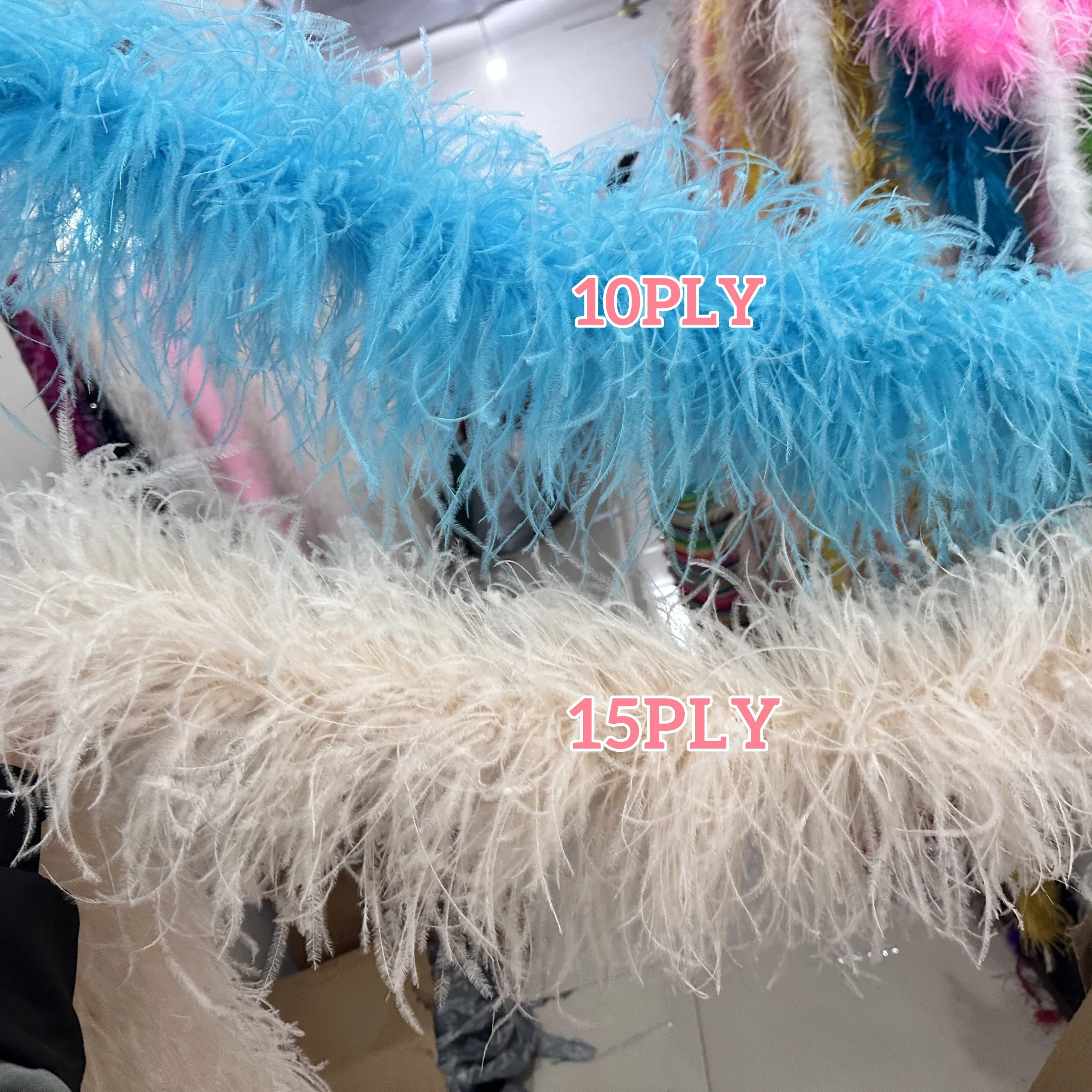 Large Customized Pink Ostrich Feathers Boa 10-18cm Ostrich Plume feather  Shawl Scarf 2Meter for Photo Stage Show Props - AliExpress