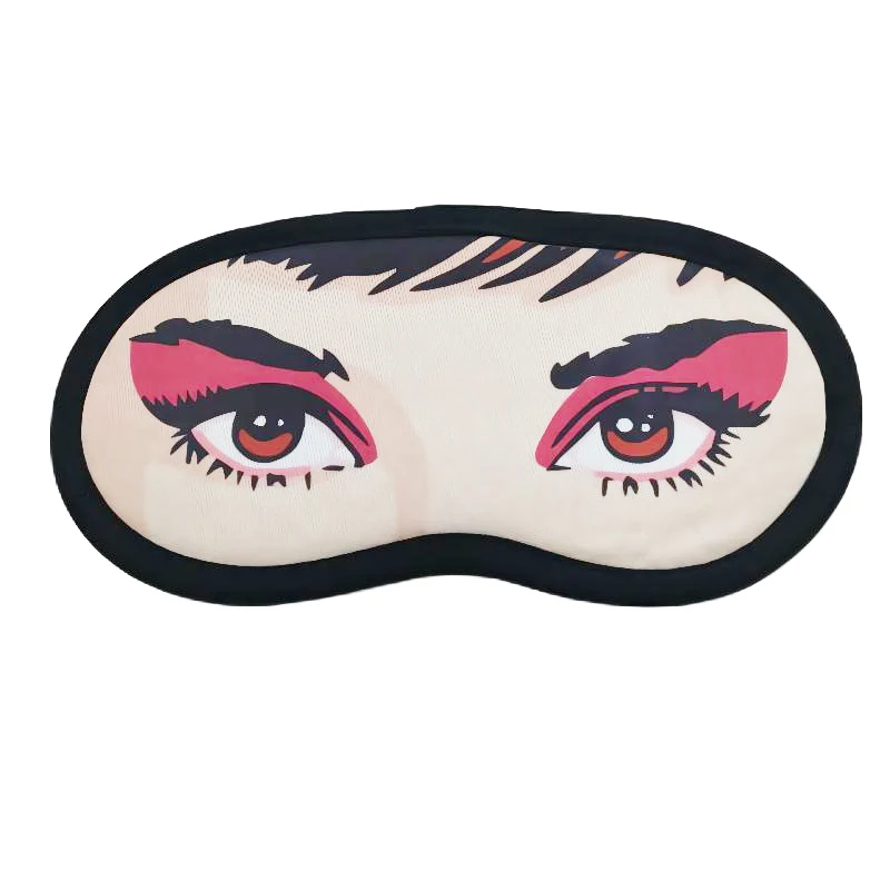 20pcs/Lot Sublimation Blank Eye Coverings Soft Sleep Shade Blindfold For Sleeping Travel Nap Meditation Team