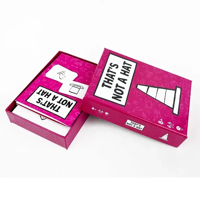 Unique That’s Not a Hat Happy Party Game Set,Top Board Game with Basic Extended Card Game, English Tabletop Game for 3-8 Players 2