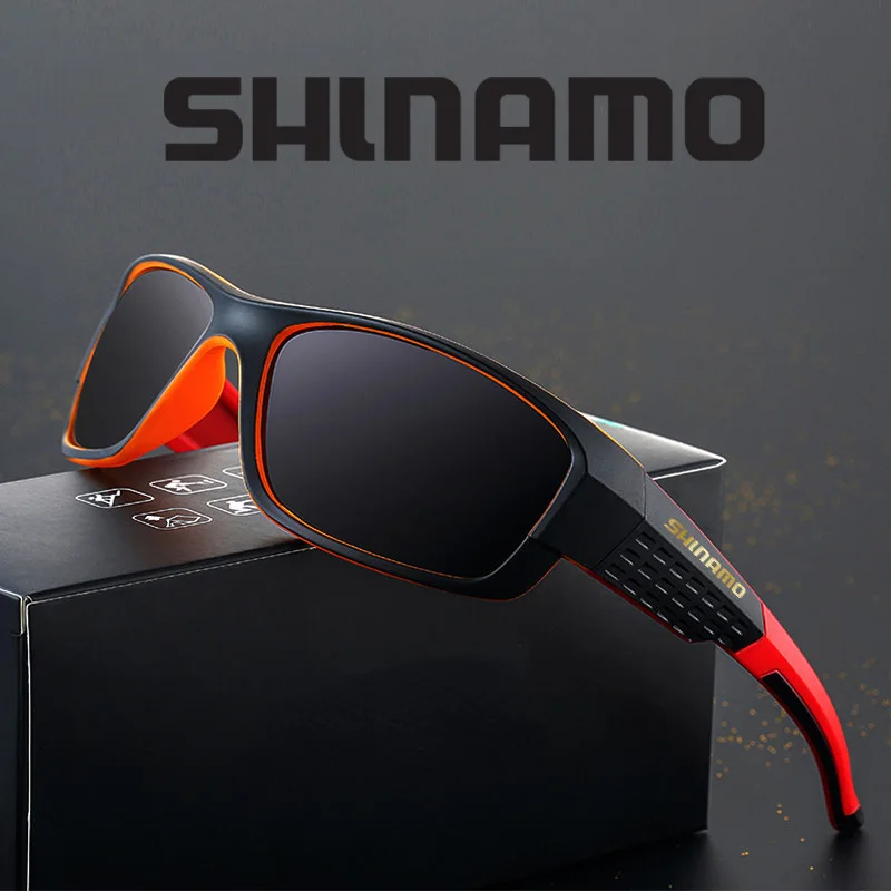

2023 Men's Fishing Cycling Eye Protection Polarized Sunglasses Men and Women Night Vision Goggles Square Full Frame Sunglasses