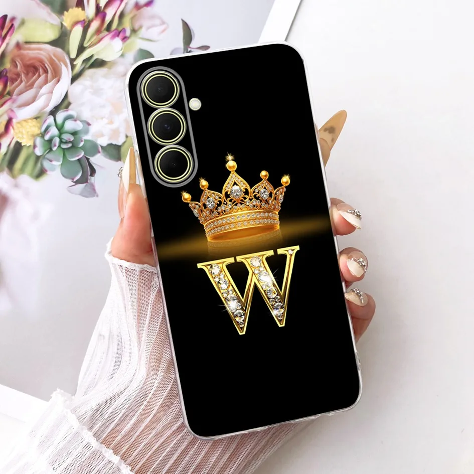Luxury Crown Letters Soft Silicone Phone Case Bumper