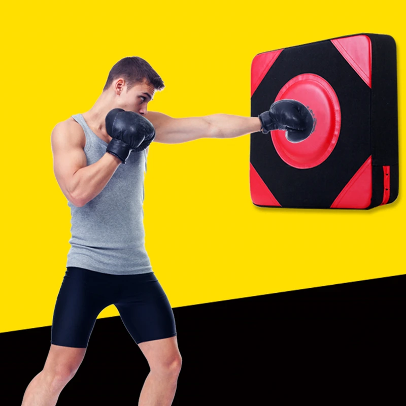 Boxing Punch Target Training Sandbag Wall Punching Pad Faux Leather Sport Dummy Punching Bag Fighter Martial Arts Fitness