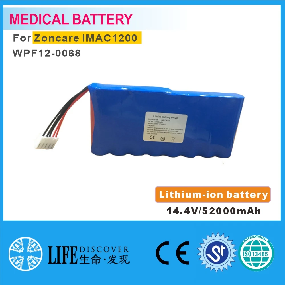 Литий-ионная батарея 14,4 V 5200mAh Zoncare IMAC1200 WPF12-0068