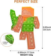 

2022 Newest Design The Girl Pop Bubble It Fidget Sensory Toys Silicone Push Popper Fidget Toy for Kids and Adults