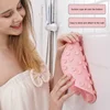 Wall Mounted Back Scrubber Shower Massage Pad Silicone Body Washer with Suction Cup Foot Mat Exfoliating Dead Skin for Adults 3
