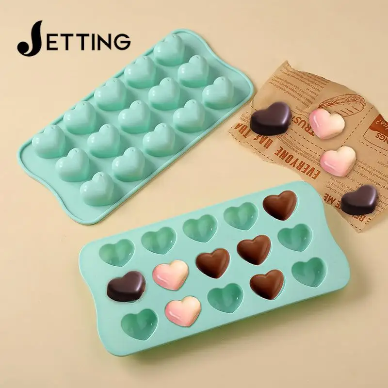 

1 шт., силиконовая форма в форме сердца с 15 отверстиями