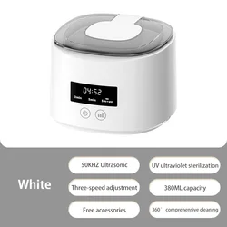 Enhanced Ultrasonic Cleaner for Enhanced Household Cleaning (White Ultrasonic)