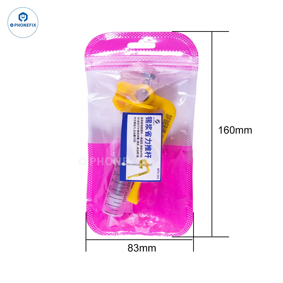 Jual Labor-Saving Solder Flux Booster UV Solder Mask Ink Welding Green Oil Pusher For PCB BGA