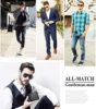Classic Mens Black Leather Wallets Solid Soft Credit Cards Holders Slim RFID Blocking Purses Coin Pocket Banknote Compartments 4