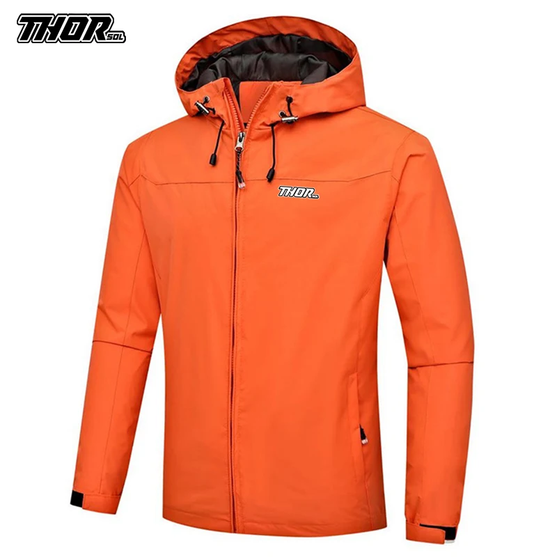 THORSOL Road Bicycle Windproof Coat Mountain bike Sportswear Motocross Windbreaker Cycling MTB Jacket Chaqueta Bicicleta Hombre