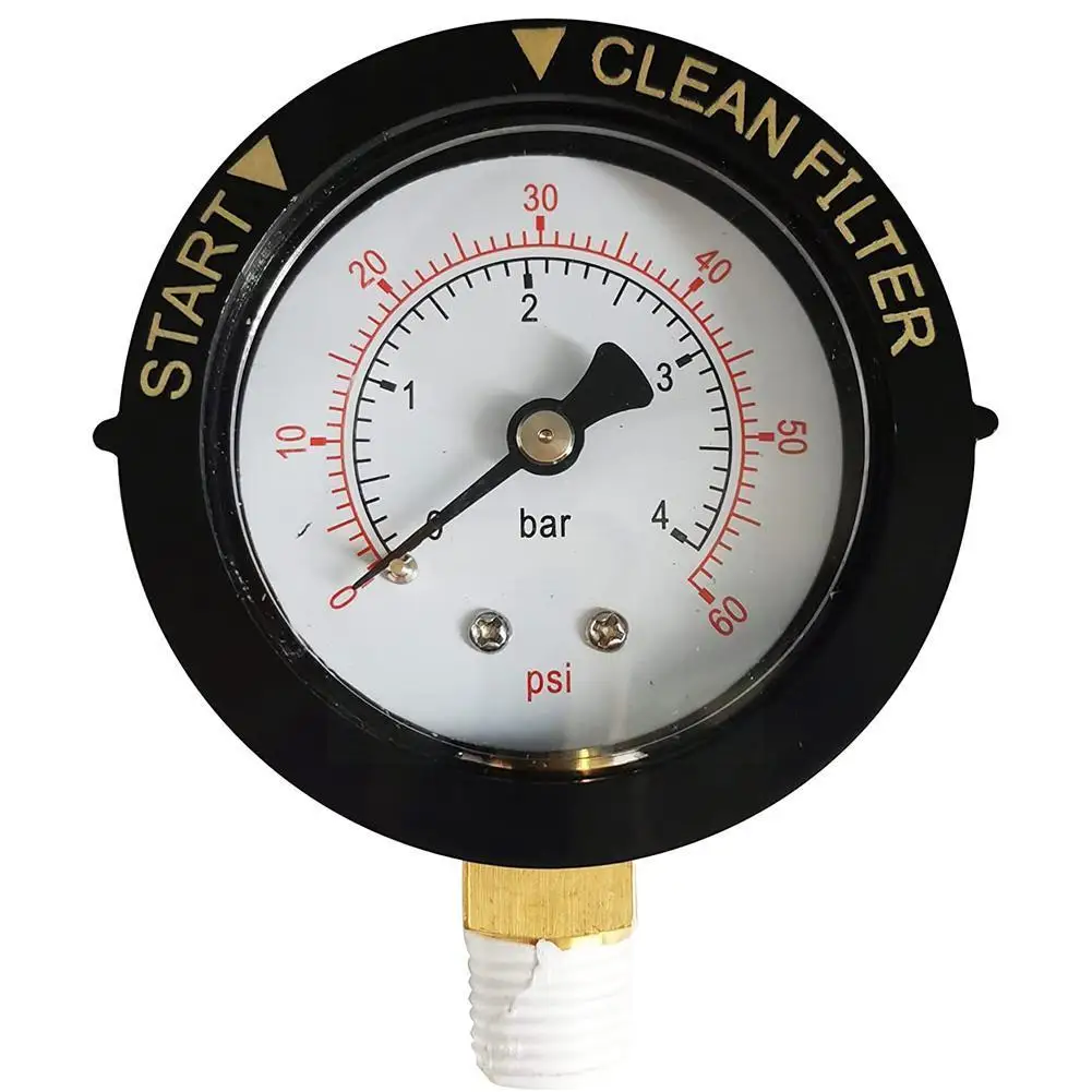 

Мини-Манометр 0-60 Psi, измеритель давления для бассейна, спа, воды, цилиндр Zg, песок Npt Bsp, O5l8