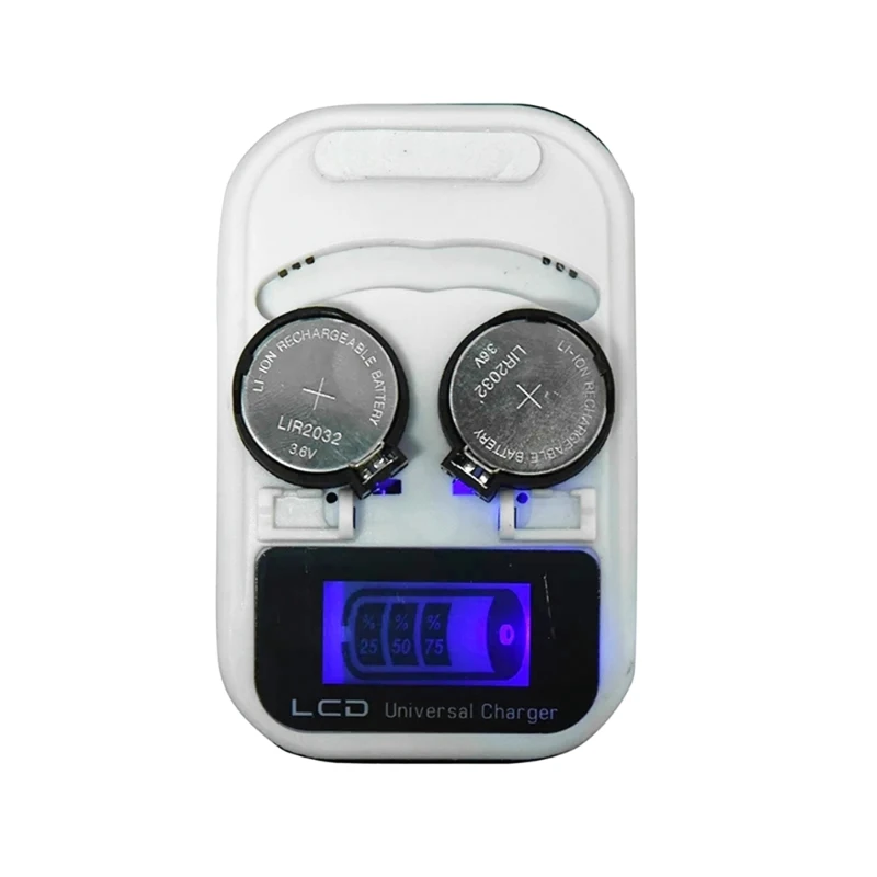 Rechargeable Lithium Coin Button Battery Charger
