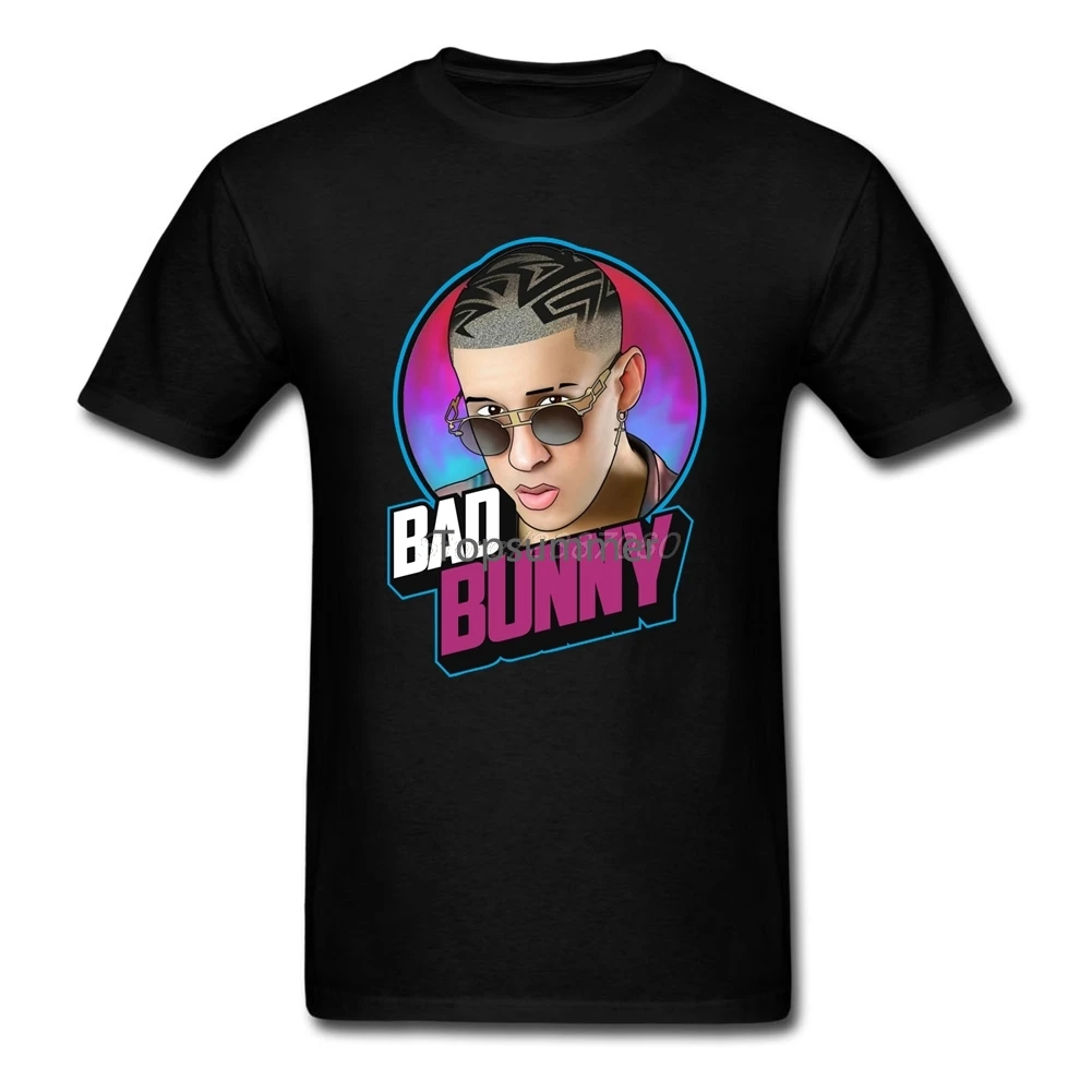 

2018 Hot Bad Bunny T Shirt Group T-Shirts Cotton Plus Size Short Sleeve T Shirts For Boys