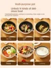 Zhigao Electric Fry Pot Household Cooking Multifunctional Intelligent Integrated Small Electric Pot for Frying, Steaming, 4L 5